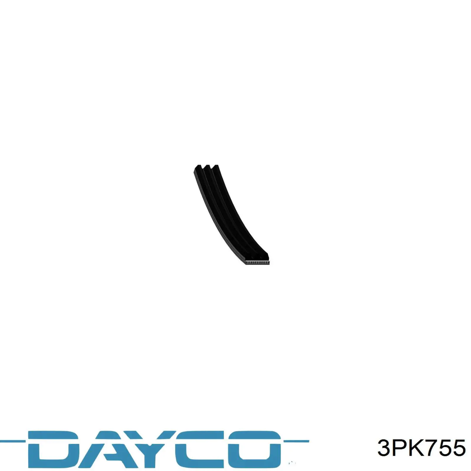 Do koszyka 3PK755 Dayco Pas napędowy mechanizmów