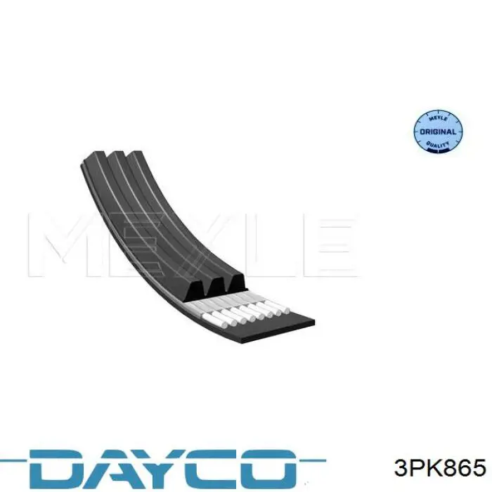 Pas napędowy mechanizmów Dayco 3PK865 cena, od 8,57 USD