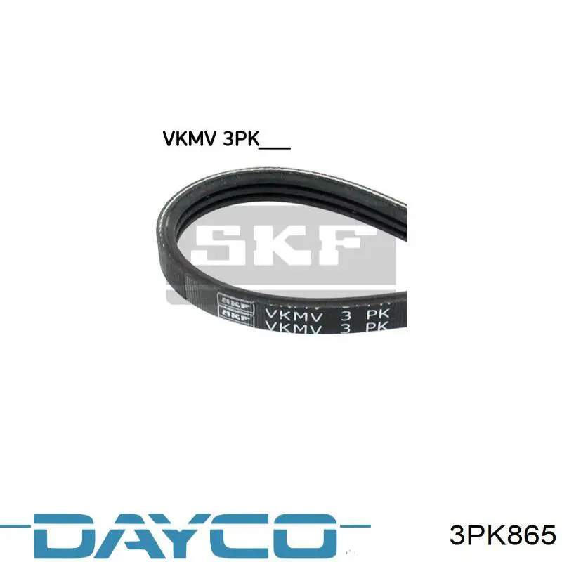 3PK865 Dayco Pas napędowy mechanizmów