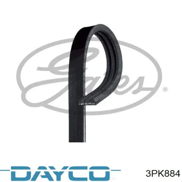 3PK884 Dayco Pas napędowy mechanizmów