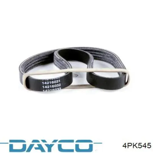 Do koszyka 4PK545 Dayco Pas napędowy mechanizmów