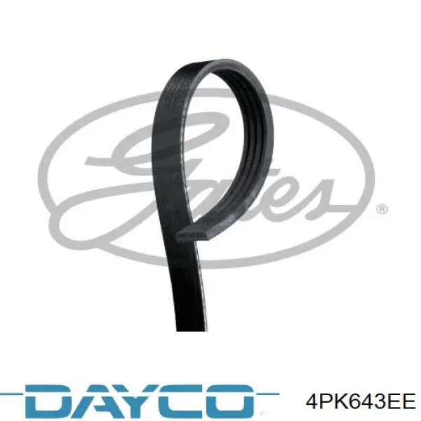 Pas napędowy mechanizmów Dayco 4PK643EE cena, od 13,58 USD