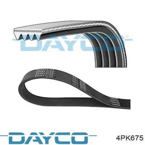 4PK675 Dayco Pas napędowy mechanizmów