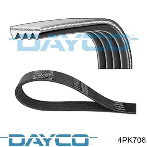 4PK706 Dayco Pas napędowy mechanizmów