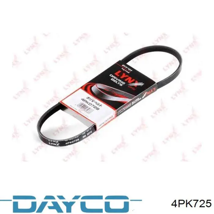 Do koszyka 4PK725 Dayco Pas napędowy mechanizmów