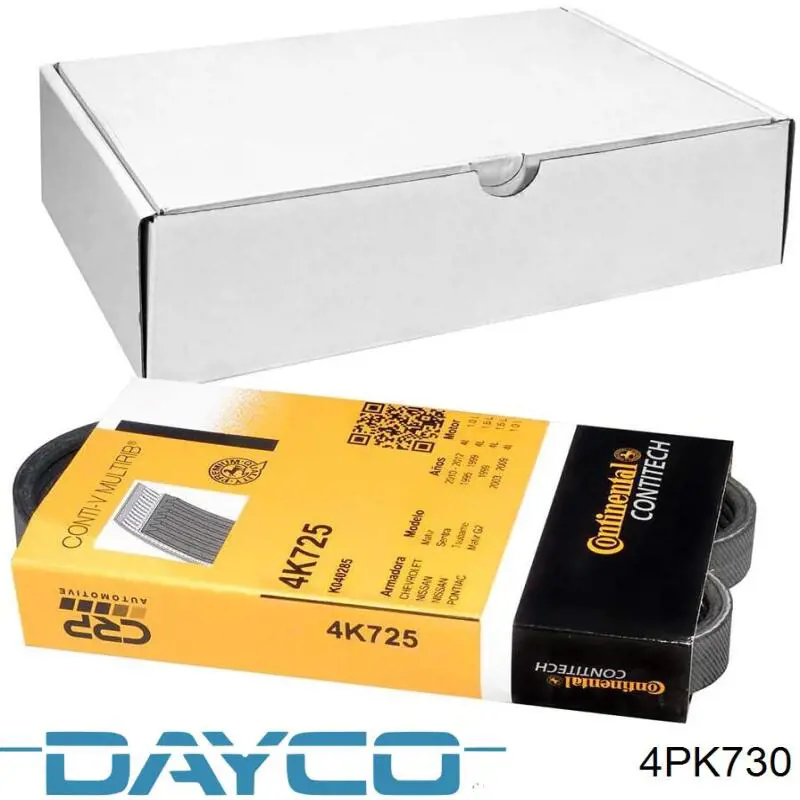 Do koszyka 4PK730 Dayco Pas napędowy mechanizmów