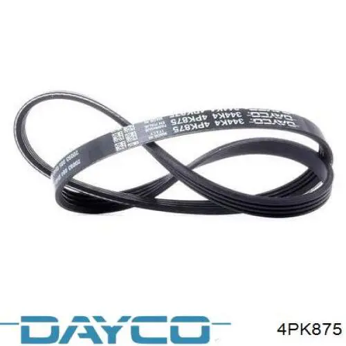 Pas napędowy mechanizmów Dayco 4PK875 cena, od 7,46 USD