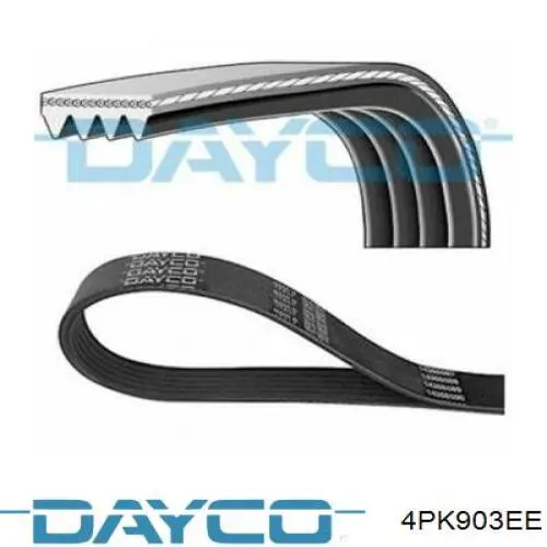 Pas napędowy mechanizmów Dayco 4PK903EE cena, od 14,77 USD