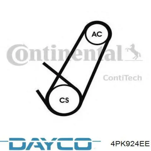 4PK924EE Dayco pas napędowy mechanizmów