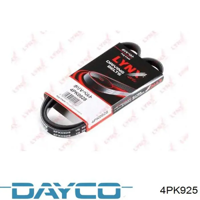 Do koszyka 4PK925 Dayco Pas napędowy mechanizmów