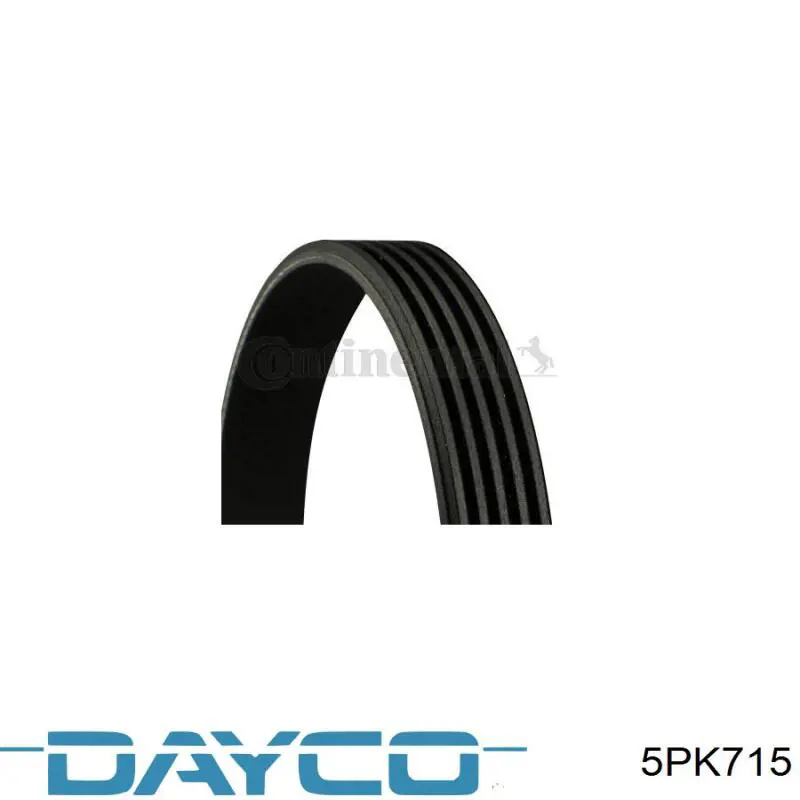 Pas napędowy mechanizmów Dayco 5PK715 cena, od 10,03 USD