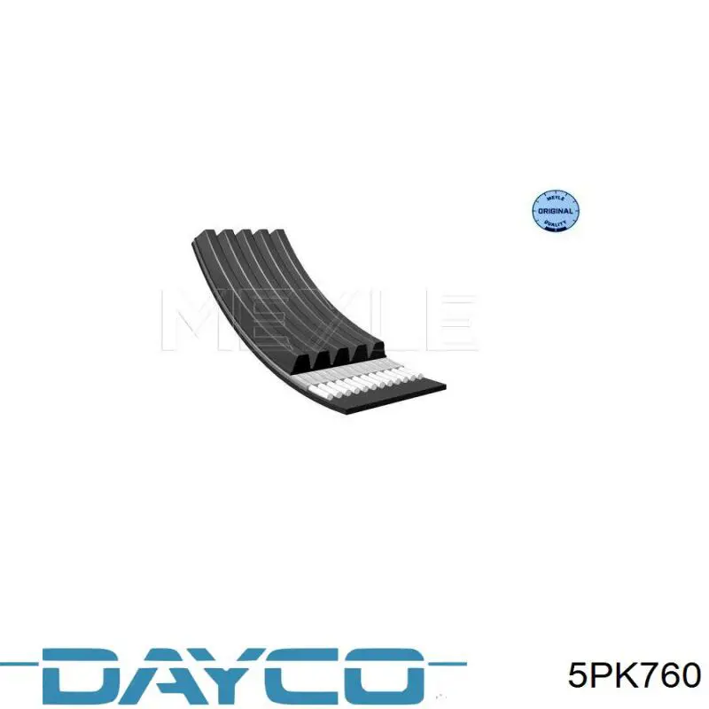 Do koszyka 5PK760 Dayco Pas napędowy mechanizmów