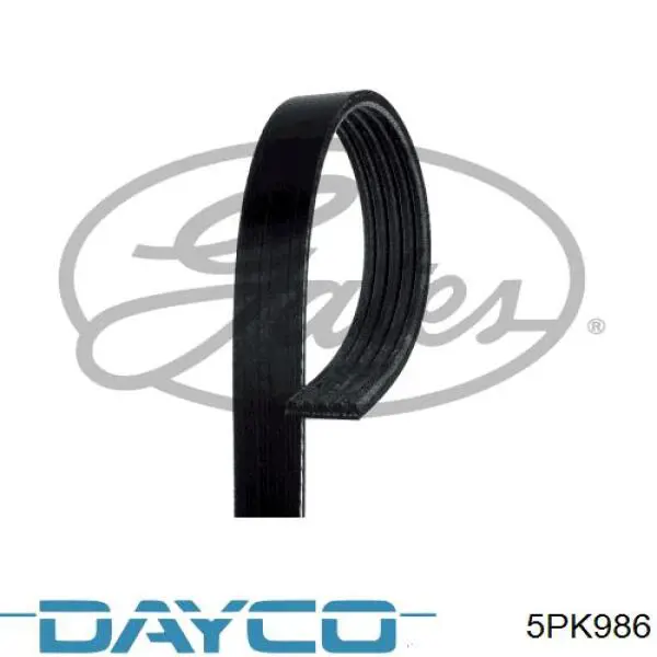 5PK986 Dayco Pas napędowy mechanizmów