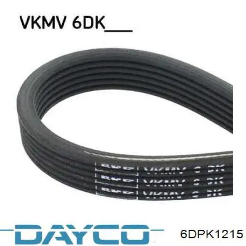 Pas napędowy mechanizmów Dayco 6DPK1215 cena, od 23,93 USD