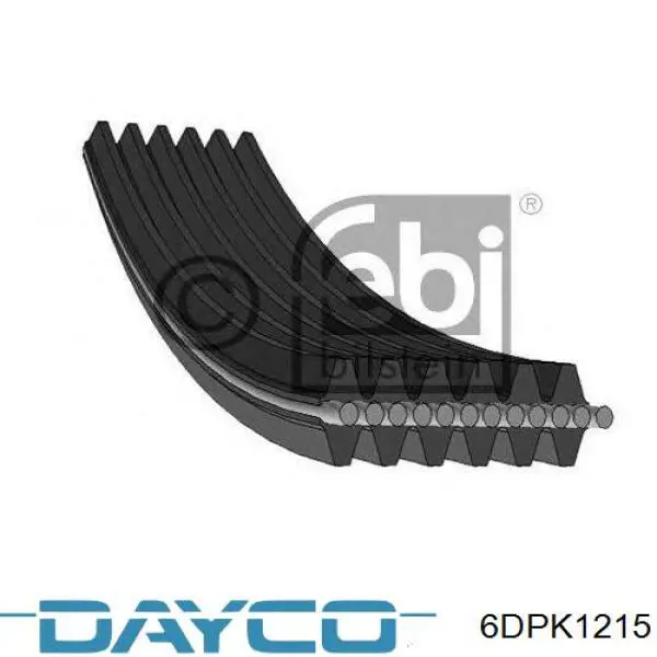 6DPK1215 Dayco Pas napędowy mechanizmów
