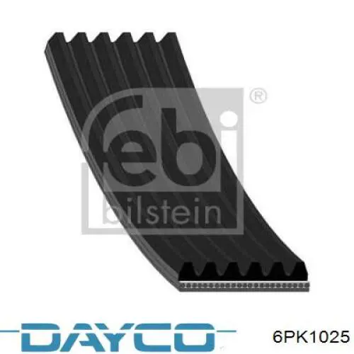 Pas napędowy mechanizmów Dayco 6PK1025 cena, od 13,52 USD
