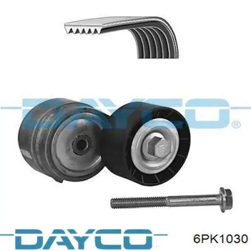 Pas napędowy mechanizmów Dayco 6PK1030 cena, od 15,04 USD