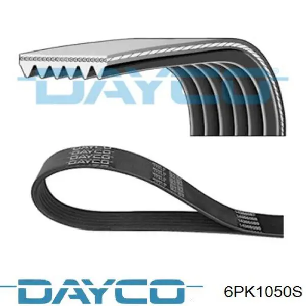 Pas napędowy mechanizmów Dayco 6PK1050S cena, od 13,34 USD