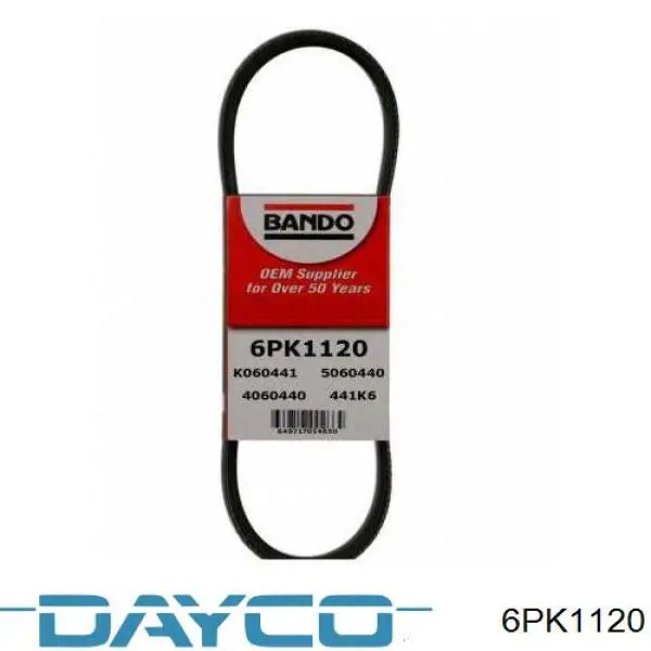 6PK1120 Dayco Pas napędowy mechanizmów