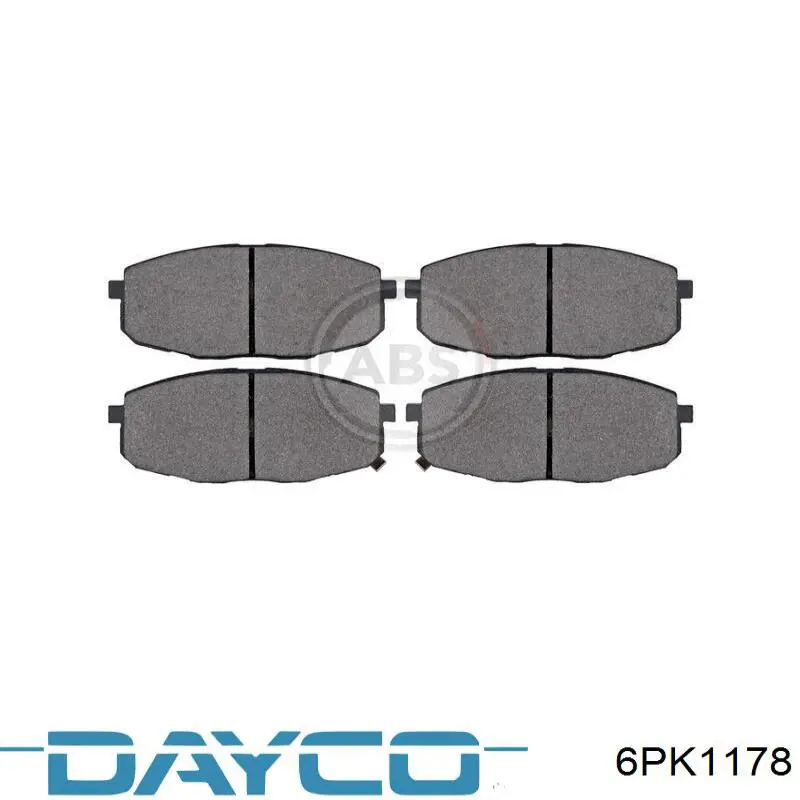 Pas napędowy mechanizmów Dayco 6PK1178 cena, od 17,79 USD