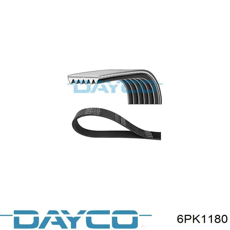 6PK1180 Dayco pas napędowy mechanizmów