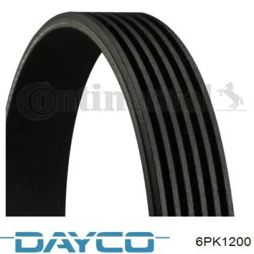 Pas napędowy mechanizmów Dayco 6PK1200 cena, od 14,66 USD