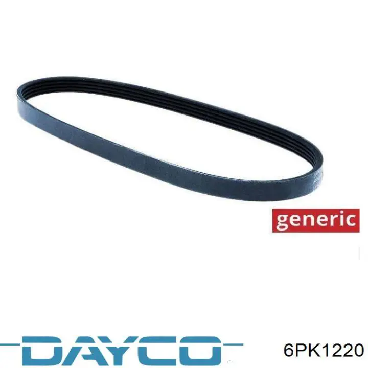 Pas napędowy mechanizmów Dayco 6PK1220 cena, od 14,99 USD