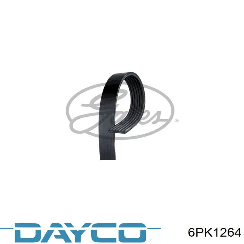 Do koszyka 6PK1264 Dayco Pas napędowy mechanizmów