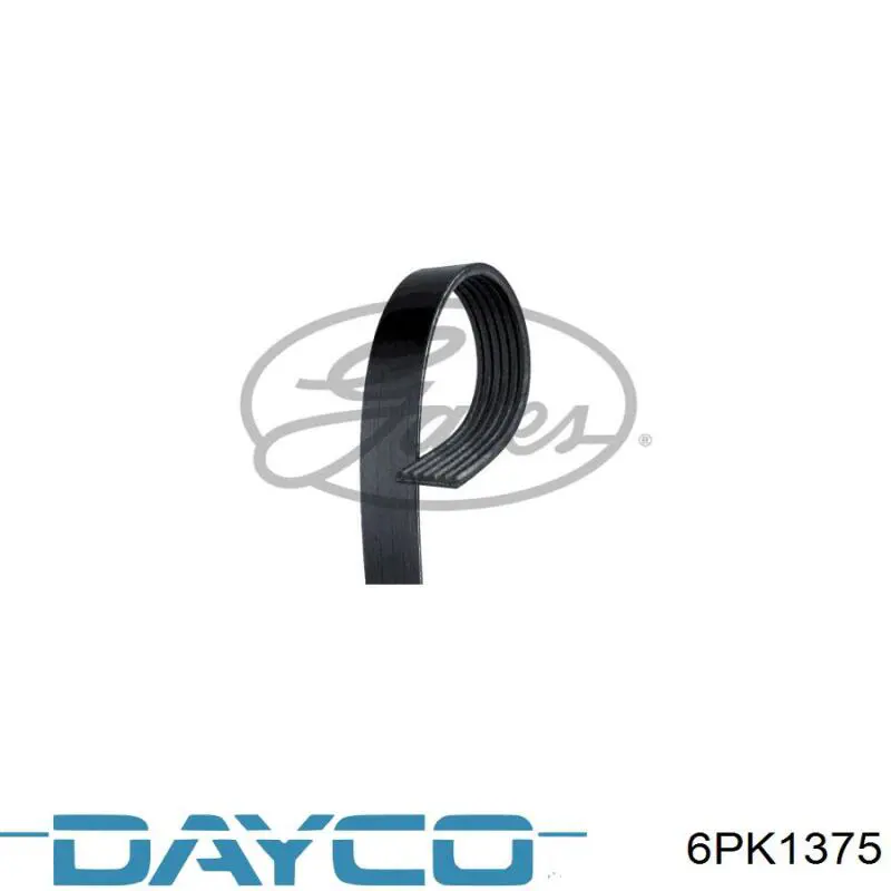 Pas napędowy mechanizmów Dayco 6PK1375 cena, od 19,45 USD