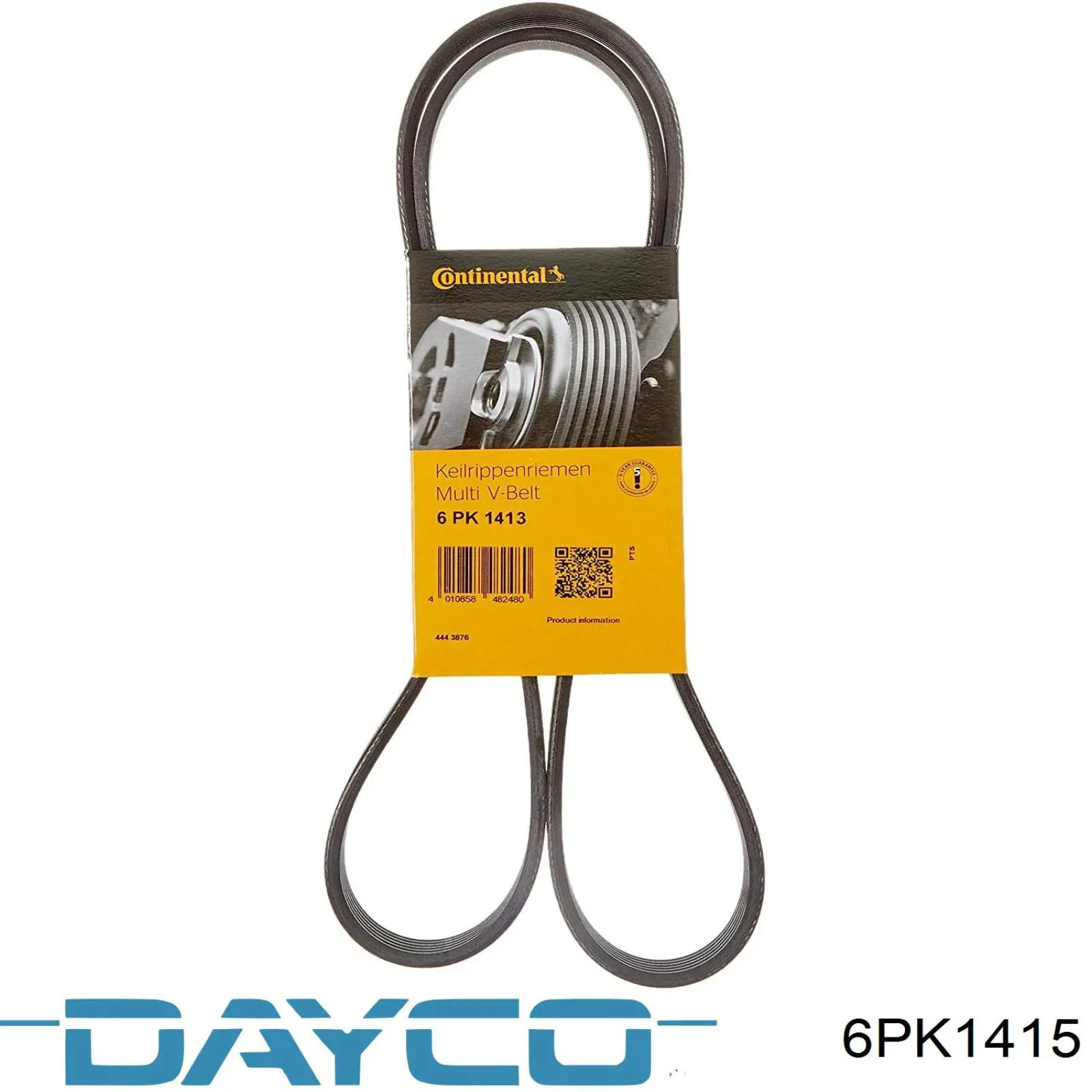 Do koszyka 6PK1415 Dayco Pas napędowy mechanizmów