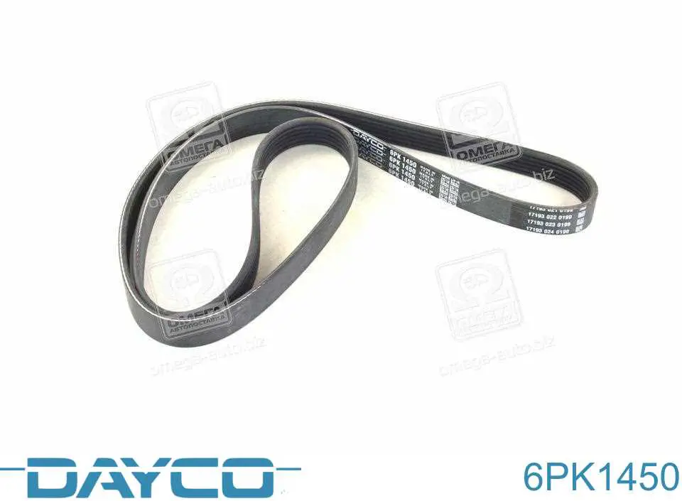 6PK1450 Dayco Pas napędowy mechanizmów