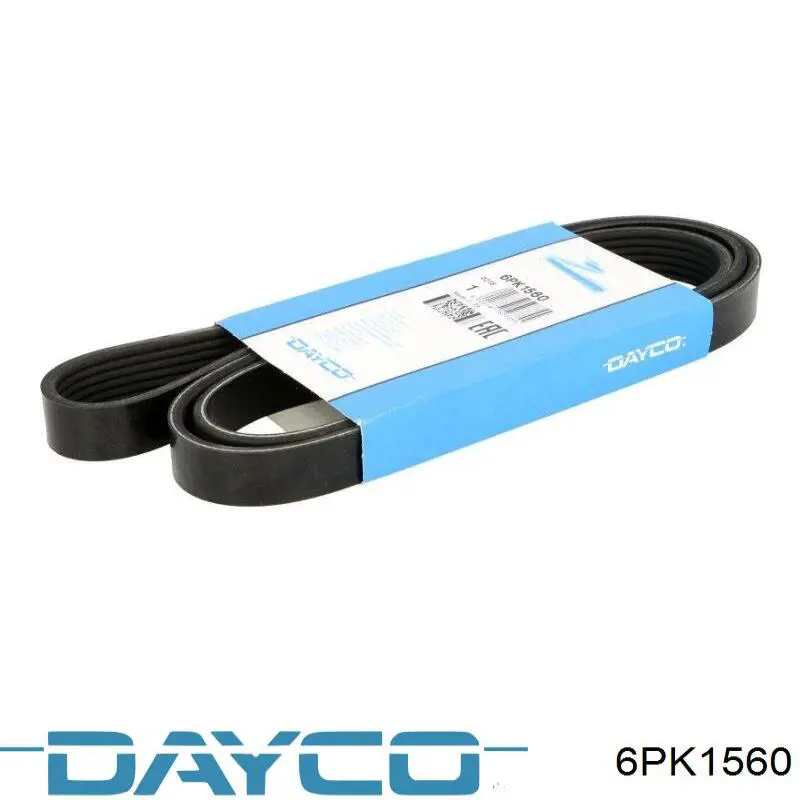 Pas napędowy mechanizmów Dayco 6PK1560 cena, od 17,03 USD