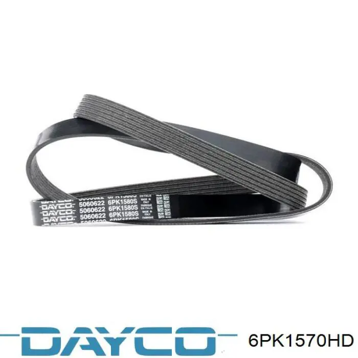 Pas napędowy mechanizmów Dayco 6PK1570HD cena, od 16,83 USD