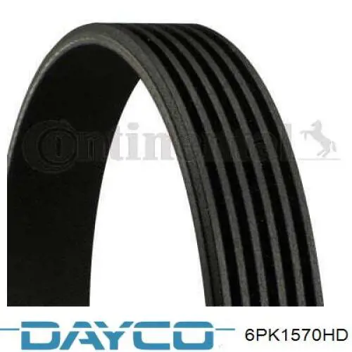 Do koszyka 6PK1570HD Dayco Pas napędowy mechanizmów