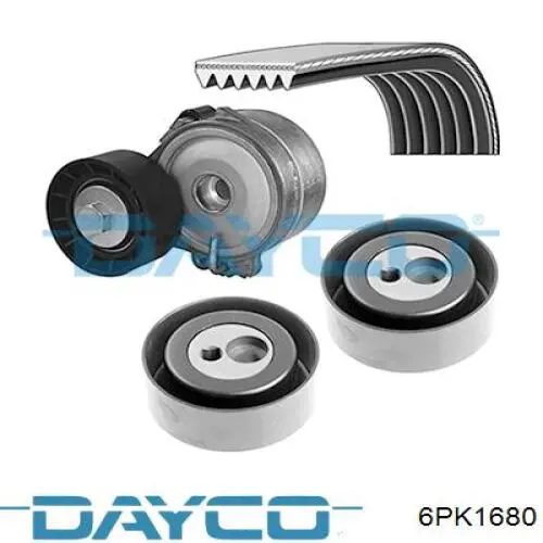 6PK1680 Dayco pas napędowy mechanizmów