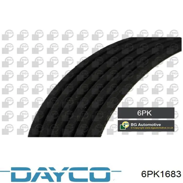 6PK1683 Dayco Pas napędowy mechanizmów