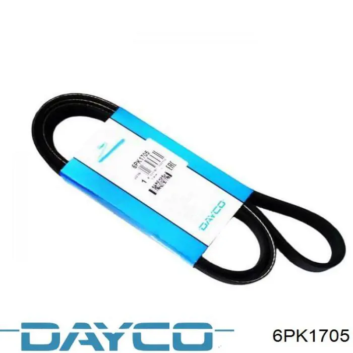Pas napędowy mechanizmów Dayco 6PK1705 cena, od 16,43 USD