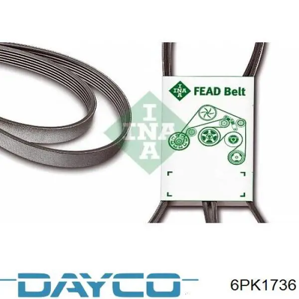 6PK1736 Dayco Pas napędowy mechanizmów