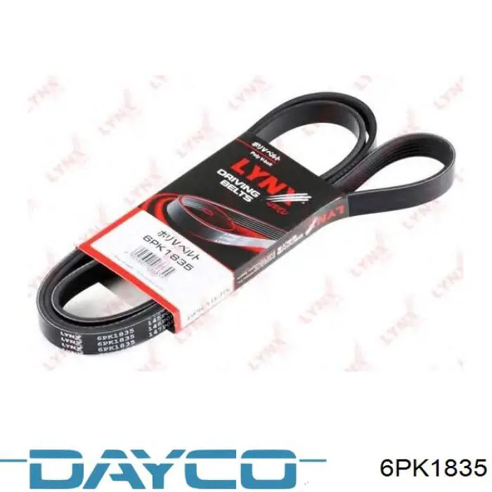 Do koszyka 6PK1835 Dayco Pas napędowy mechanizmów