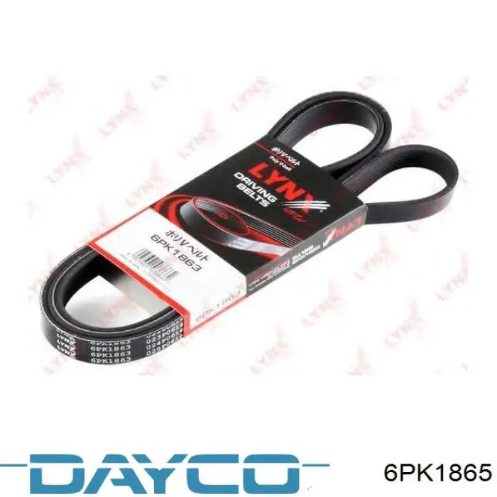 Pas napędowy mechanizmów Dayco 6PK1865 cena, od 19,53 USD