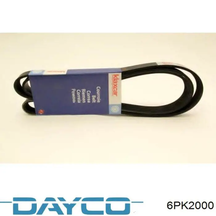 Do koszyka 6PK2000 Dayco Pas napędowy mechanizmów