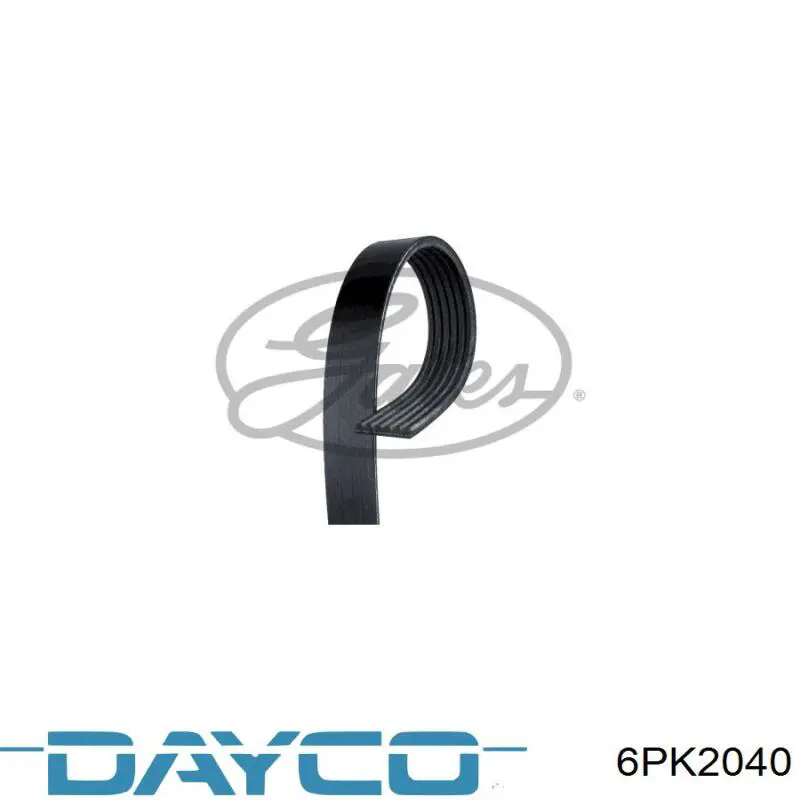 Pas napędowy mechanizmów Dayco 6PK2040 cena, od 17,52 USD