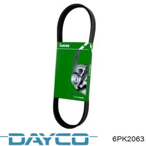 Do koszyka 6PK2063 Dayco Pas napędowy mechanizmów