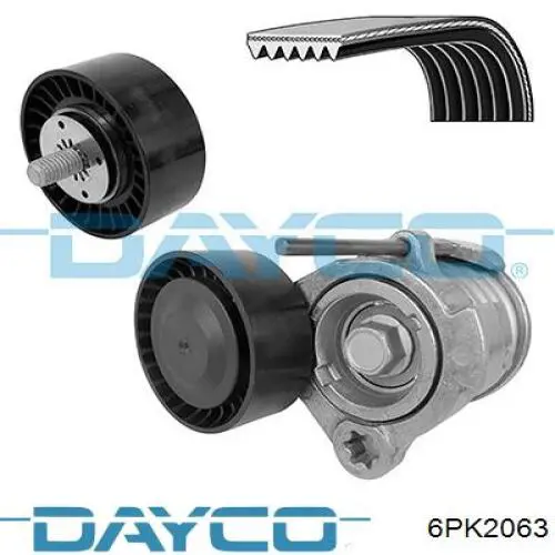 Pas napędowy mechanizmów Dayco 6PK2063 cena, od 22,80 USD