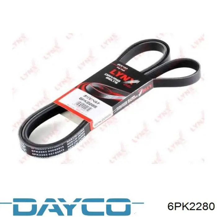 Pas napędowy mechanizmów Dayco 6PK2280 cena, od 24,13 USD