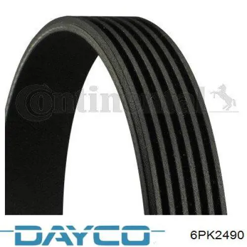 Pas napędowy mechanizmów Dayco 6PK2490 cena, od 32,98 USD