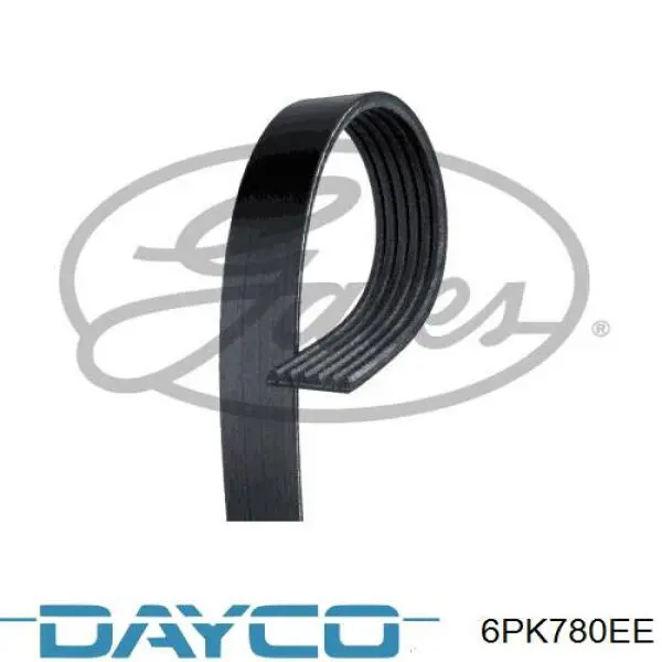 Pas napędowy mechanizmów Dayco 6PK780EE cena, od 11,64 USD