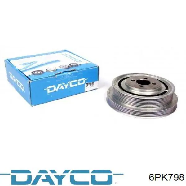 Do koszyka 6PK798 Dayco Pas napędowy mechanizmów