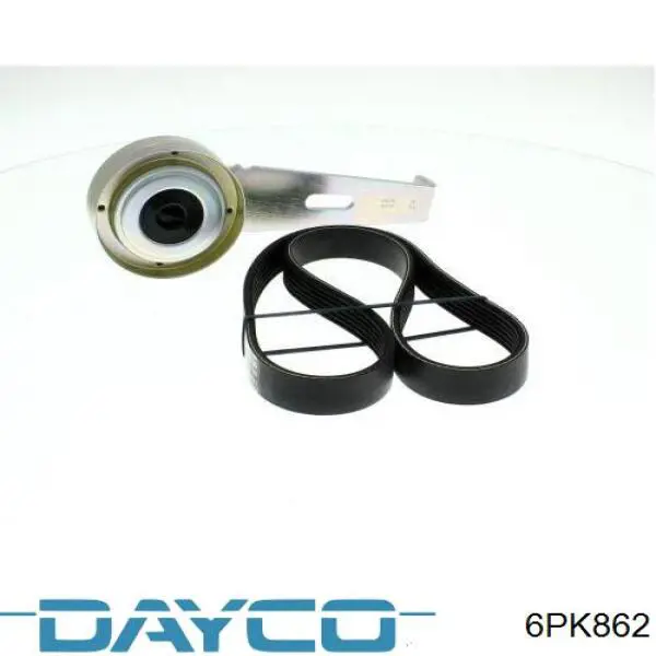 Do koszyka 6PK862 Dayco Pas napędowy mechanizmów