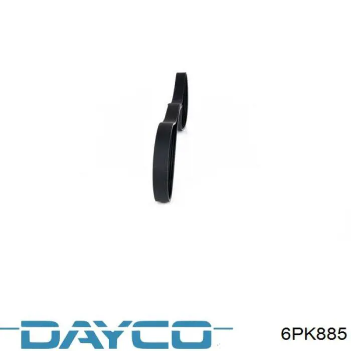 Pas napędowy mechanizmów Dayco 6PK885 cena, od 10,15 USD